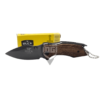 "Buck X75 Pakistan Knife - High-quality stainless steel blade with wooden handle, perfect for various cutting tasks."